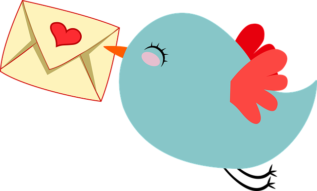 ptáček s dopisem