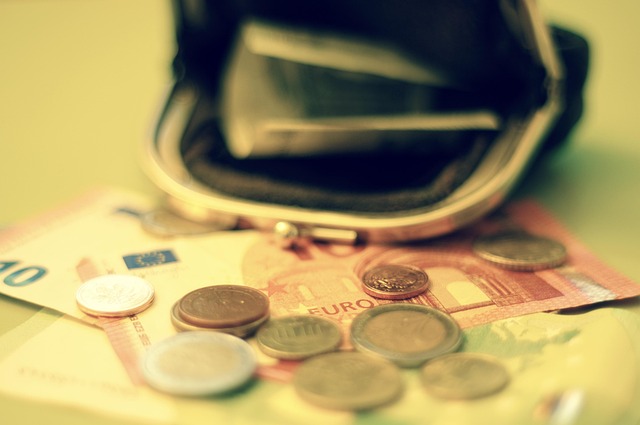 otevřená peněženka